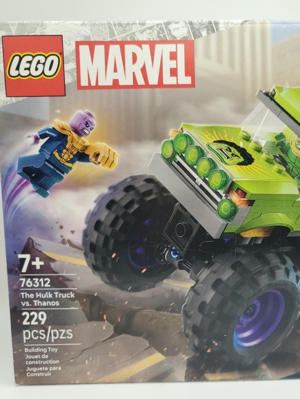 LEGO MARVEL AVENGERS "The Hulk Truck vs. Thanos" 76312 UNOPENED